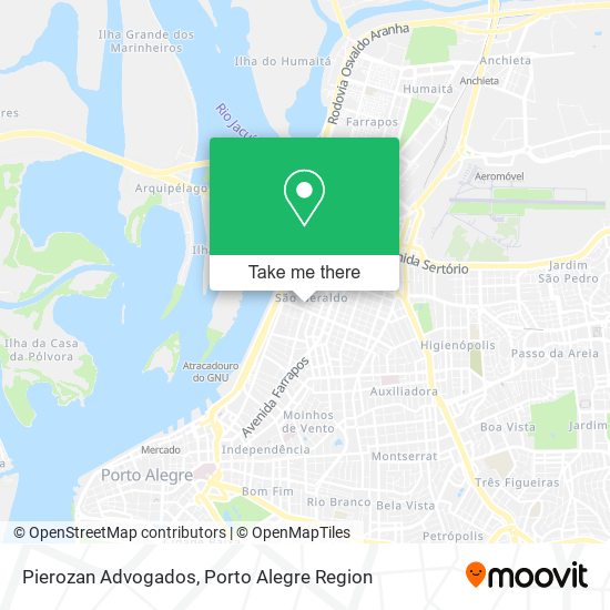 Pierozan Advogados map
