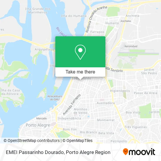 EMEI Passarinho Dourado map
