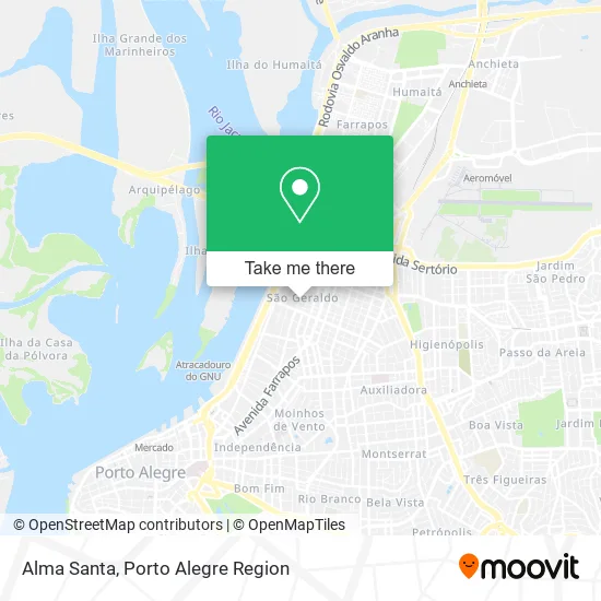 Alma Santa map
