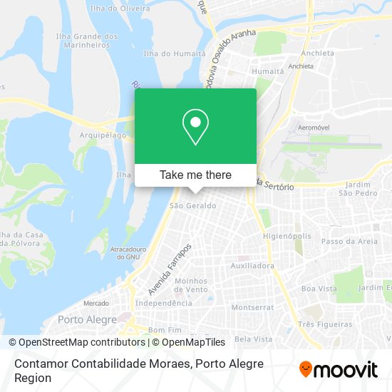 Contamor Contabilidade Moraes map