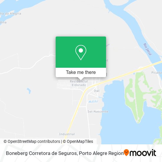 Boneberg Corretora de Seguros map