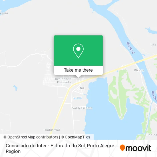 Consulado do Inter - Eldorado do Sul map