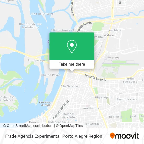 Frade Agência Experimental map