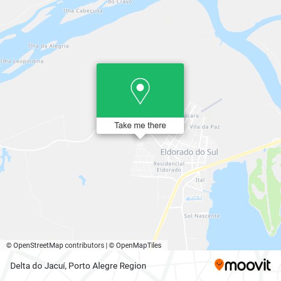 Delta do Jacuí map