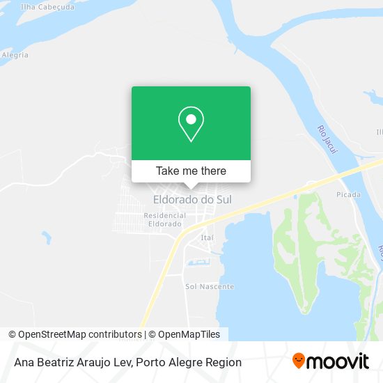 Ana Beatriz Araujo Lev map