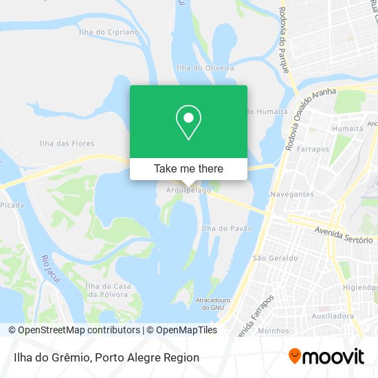 Ilha do Grêmio map