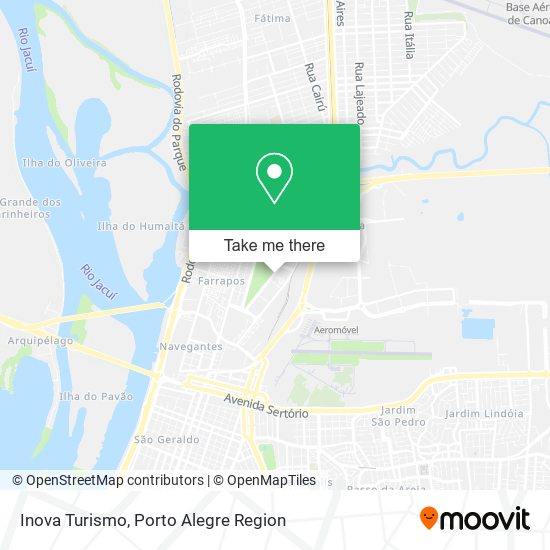 Inova Turismo map