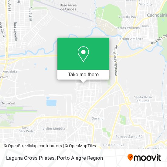 Laguna Cross Pilates map