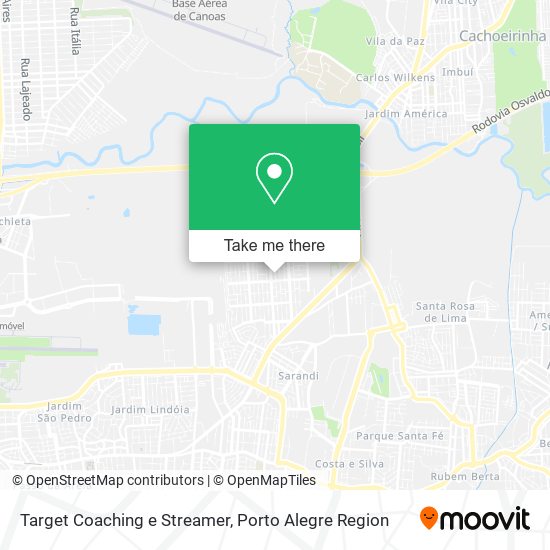 Target Coaching e Streamer map