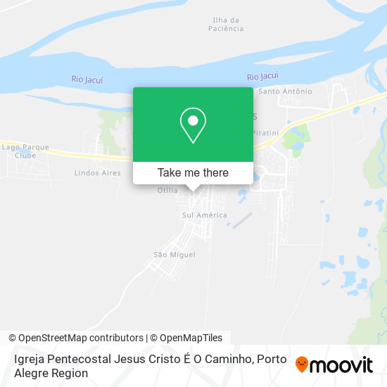 Igreja Pentecostal Jesus Cristo É O Caminho map
