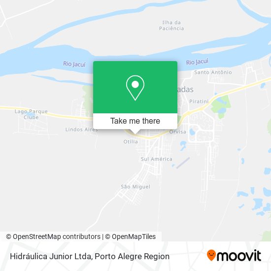 Hidráulica Junior Ltda map
