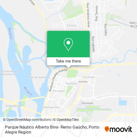 Parque Náutico Alberto Bins- Remo Gaúcho map