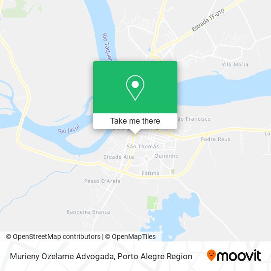 Murieny Ozelame Advogada map