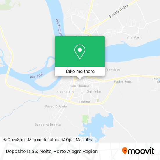 Depósito Dia & Noite map