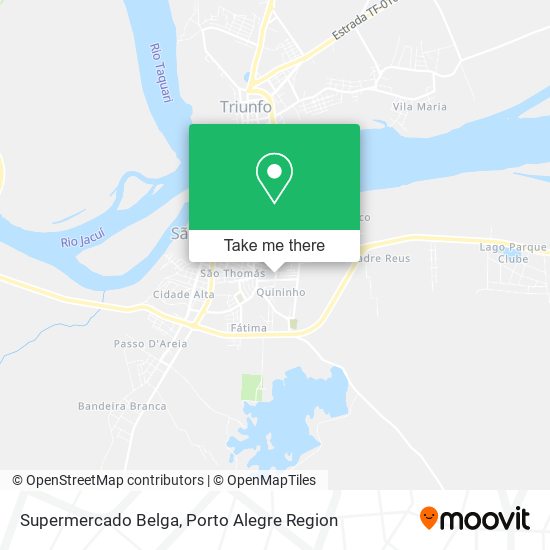 Supermercado Belga map