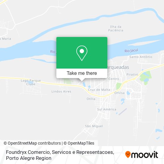 Foundryx Comercio, Servicos e Representacoes map