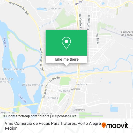 Vms Comercio de Pecas Para Tratores map