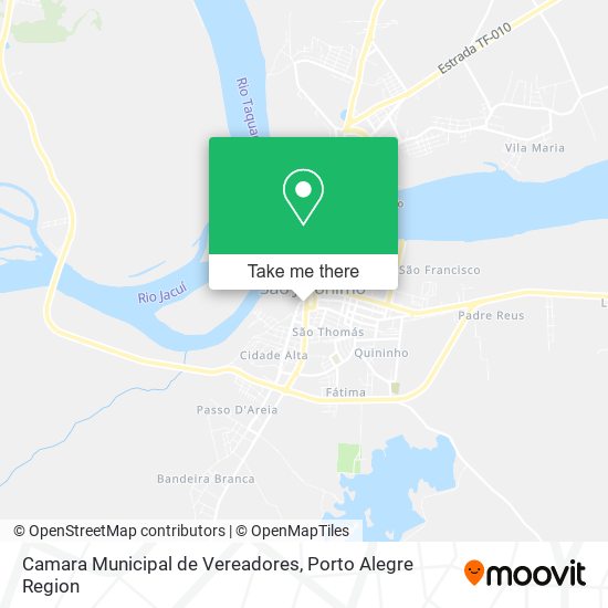 Camara Municipal de Vereadores map