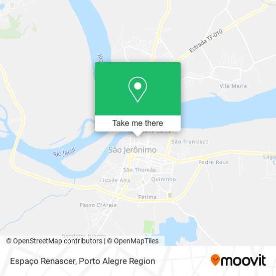 Espaço Renascer map