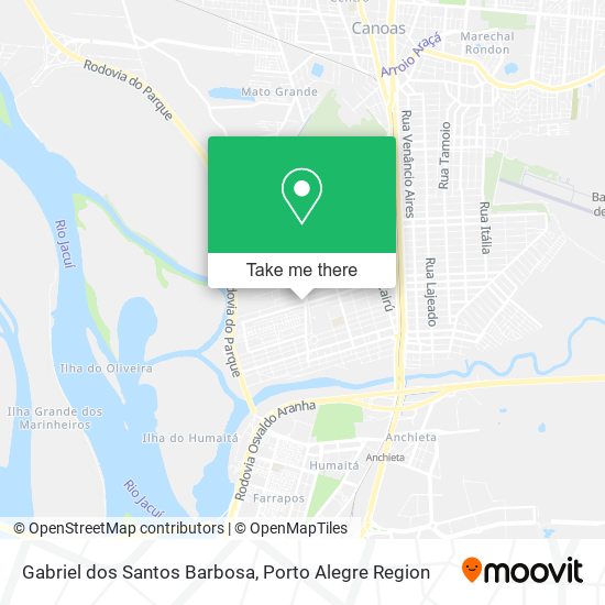 Gabriel dos Santos Barbosa map