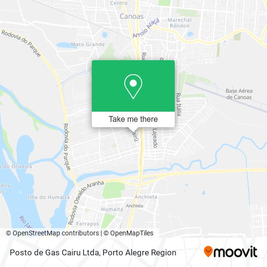 Posto de Gas Cairu Ltda map