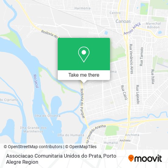 Associacao Comunitaria Unidos do Prata map