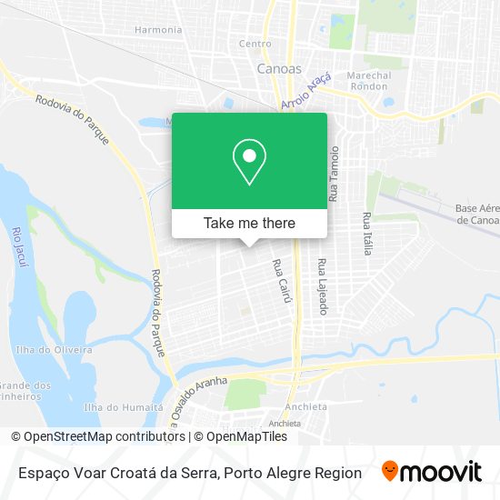 Espaço Voar Croatá da Serra map