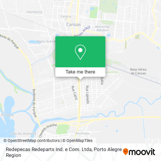 Redepecas Redeparts Ind. e Com. Ltda map