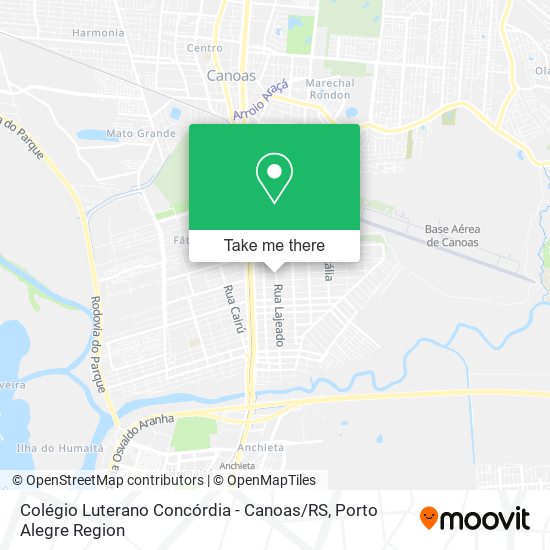 Colégio Luterano Concórdia - Canoas / RS map