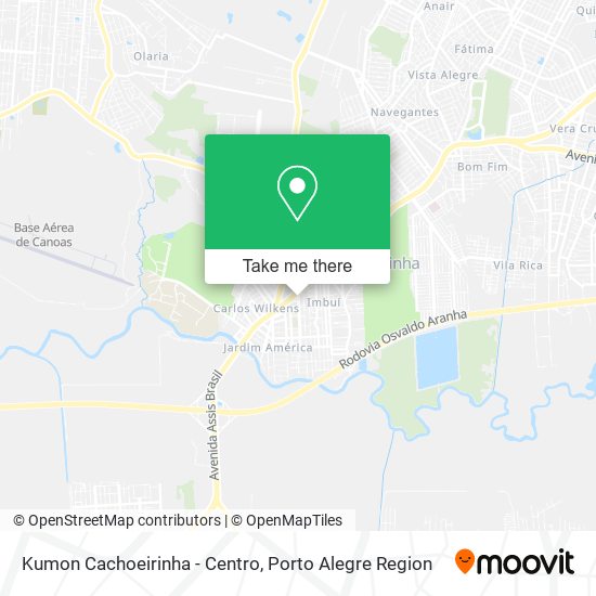 Kumon Cachoeirinha - Centro map