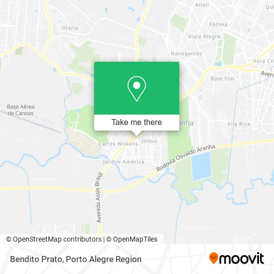 Bendito Prato map
