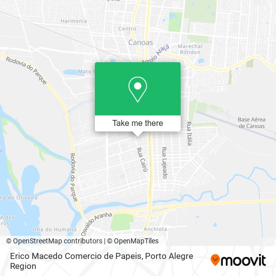 Erico Macedo Comercio de Papeis map