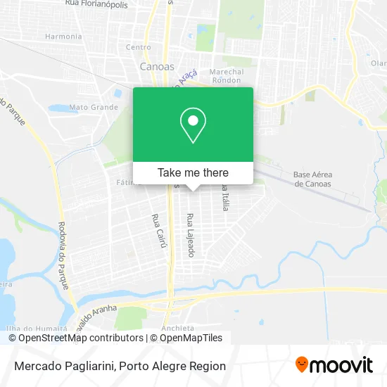Mercado Pagliarini map