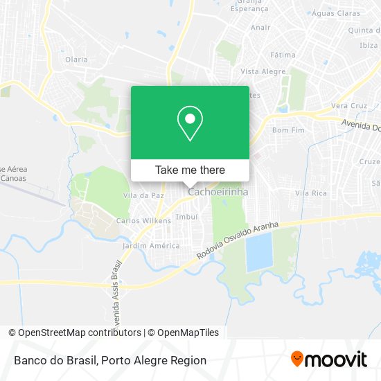 Banco do Brasil map