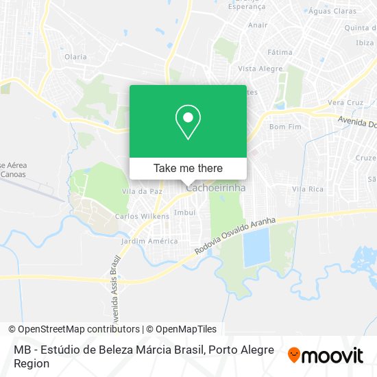 MB - Estúdio de Beleza Márcia Brasil map