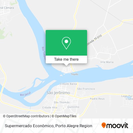 Supermercado Econômico map