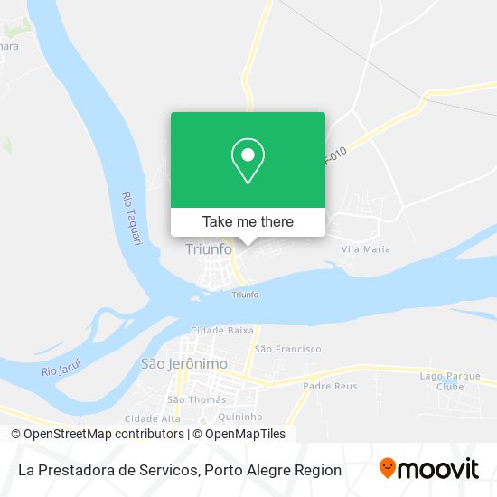 La Prestadora de Servicos map
