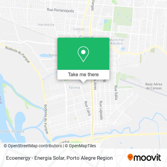 Mapa Ecoenergy - Energia Solar