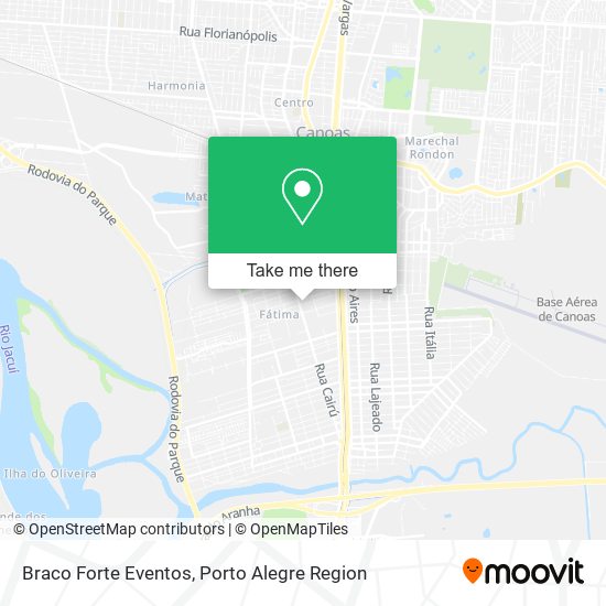 Braco Forte Eventos map