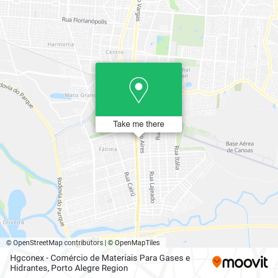 Mapa Hgconex - Comércio de Materiais Para Gases e Hidrantes