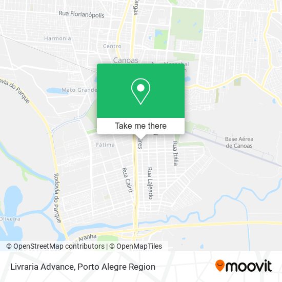 Livraria Advance map