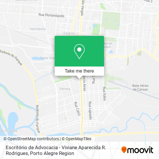 Escritório de Advocacia - Viviane Aparecida R. Rodrigues map