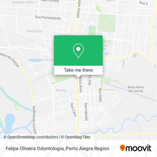 Felipe Oliveira Odontologia map