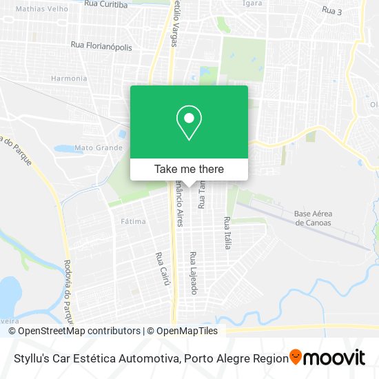 Styllu's Car Estética Automotiva map