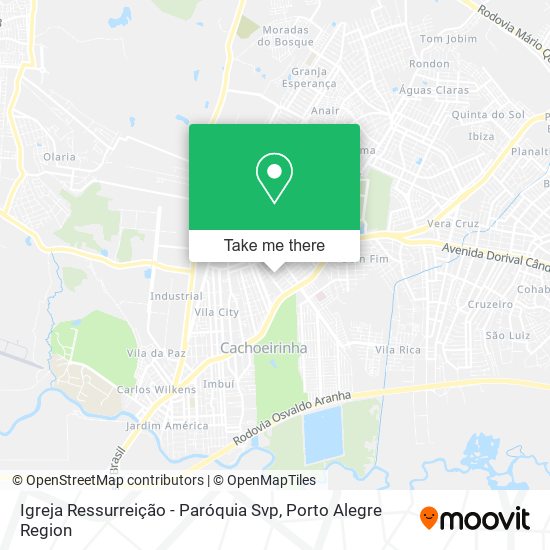 Igreja Ressurreição - Paróquia Svp map