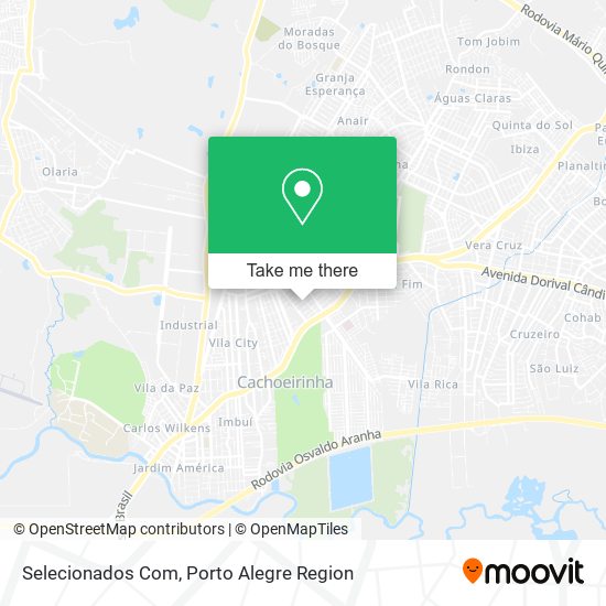 Selecionados Com map