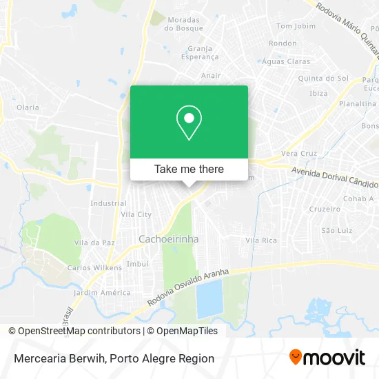 Mercearia Berwih map