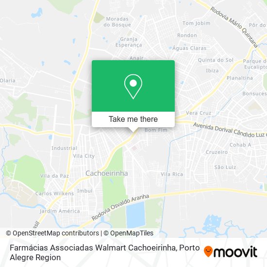 Farmácias Associadas Walmart Cachoeirinha map