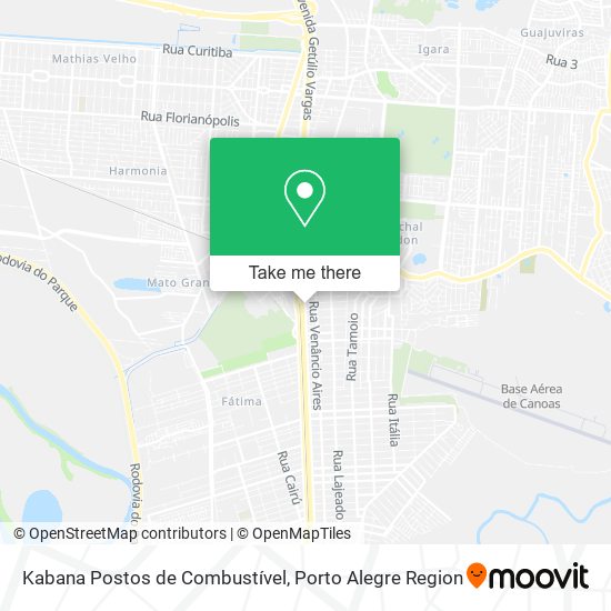 Kabana Postos de Combustível map