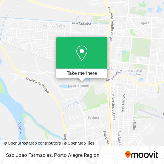 Sao Joao Farmacias map
